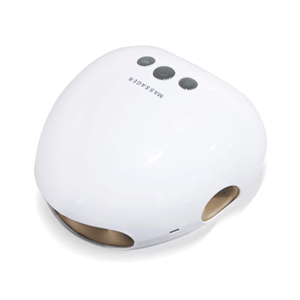 0_1(白色) 【3ZeBra三隻斑馬】溫揉指|氣壓溫感手部按摩機(白色)