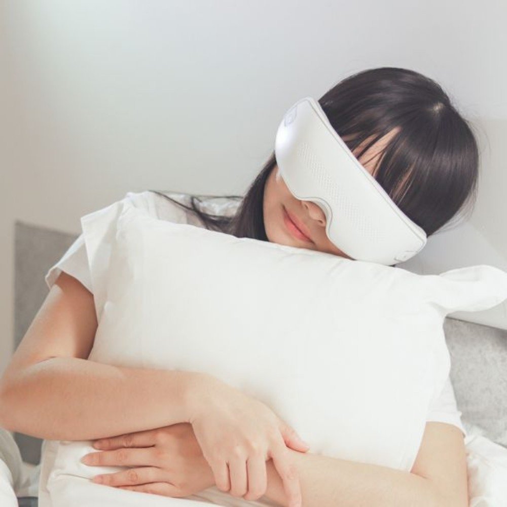 【3ZeBra三隻斑馬】雙層氣壓按摩眼罩 (白色)