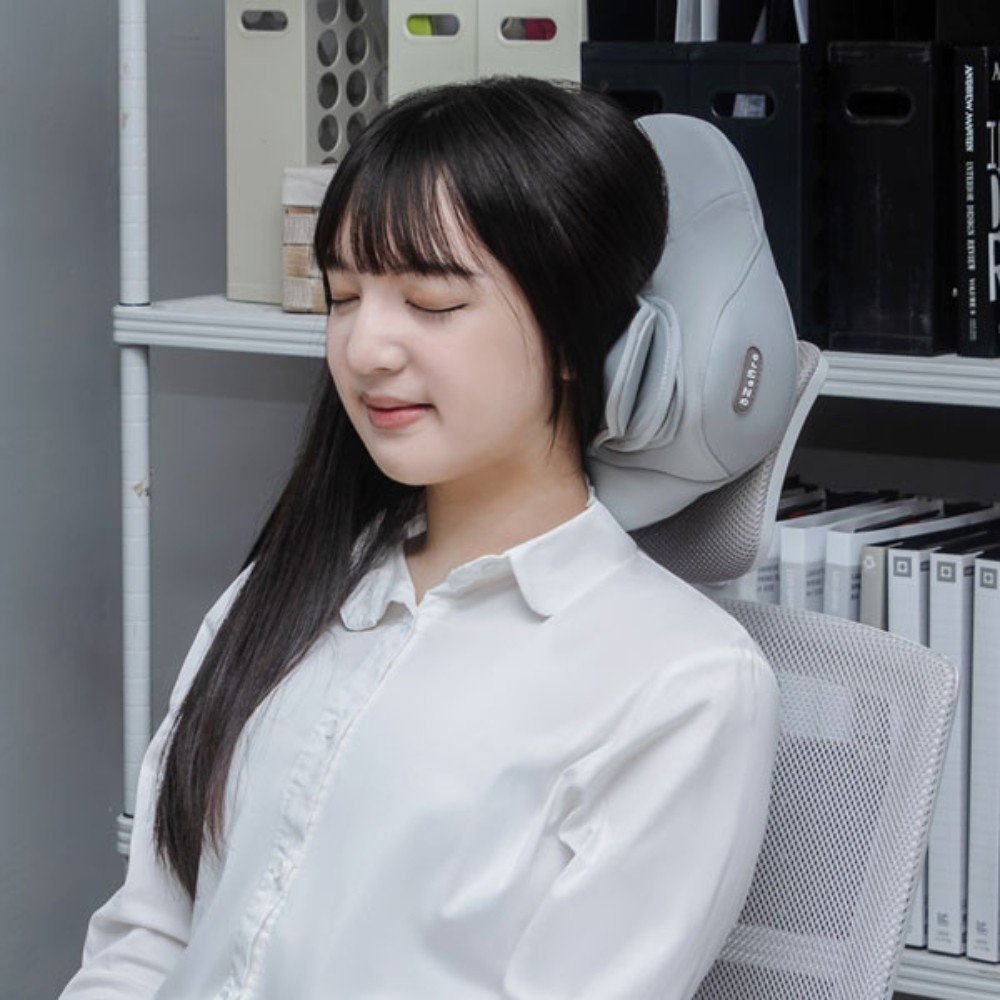 【3ZeBra三隻斑馬】朵朵枕｜氣壓熱敷頸部按摩器