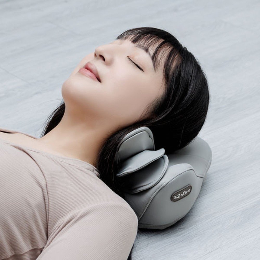 【3ZeBra三隻斑馬】朵朵枕｜氣壓熱敷頸部按摩器