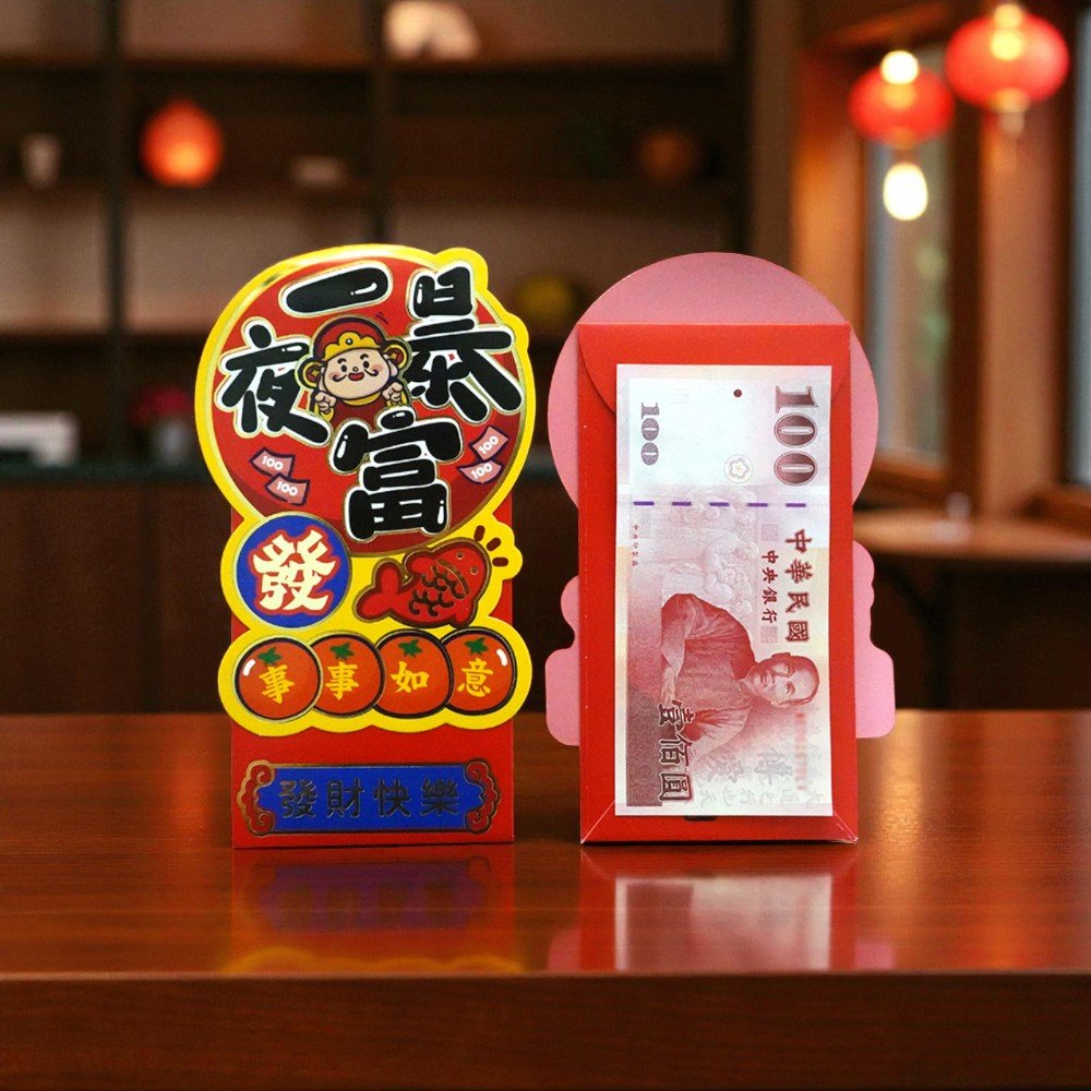 【Gan Xin柑心良品】造型紅包袋組(6入款)