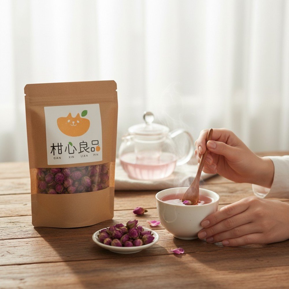 0_5-Photoroom 【Gan Xin柑心良品】玫瑰花30g-4包組